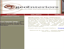 Tablet Screenshot of geointeriors.com